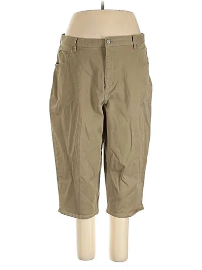 Pre-owned Cj Banks Khaki Pant In Brown