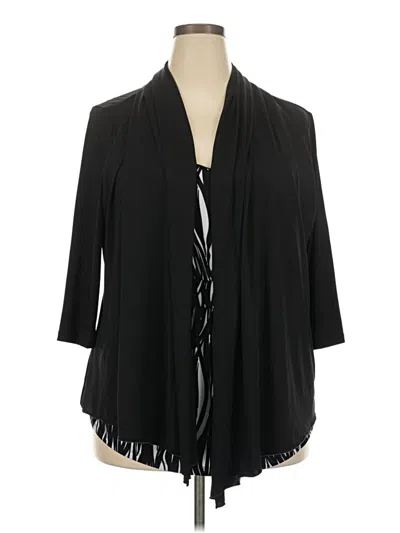 Pre-owned Cj Banks Kimono In Black