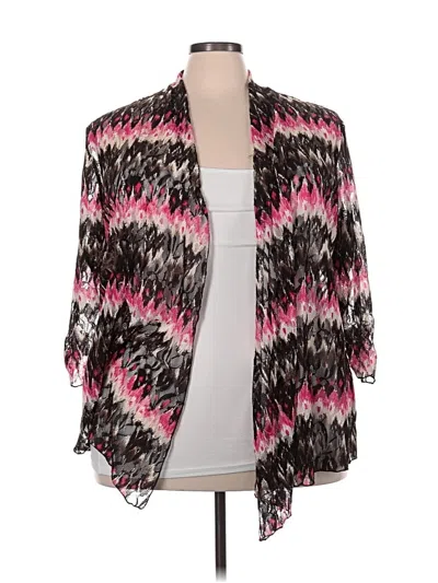 Pre-owned Cj Banks Kimono In Pink