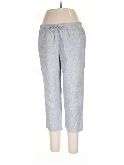 Pre-owned Cj Banks Linen Pants In Gray