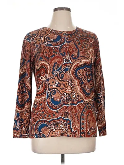 Cj Banks Pullover Sweater In Multi