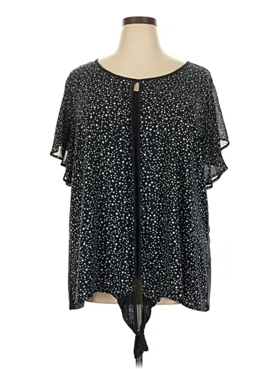Pre-owned Cj Banks Short Sleeve T-shirt In Black