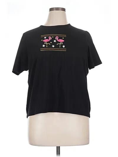 Pre-owned Cj Banks Short Sleeve T-shirt In Black