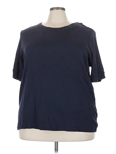 Pre-owned Cj Banks Short Sleeve T-shirt In Blue