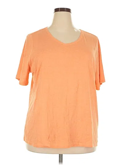 Pre-owned Cj Banks Short Sleeve T-shirt In Orange