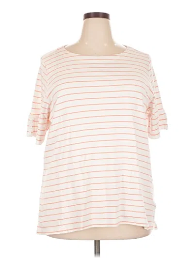 Pre-owned Cj Banks Short Sleeve T-shirt In Orange