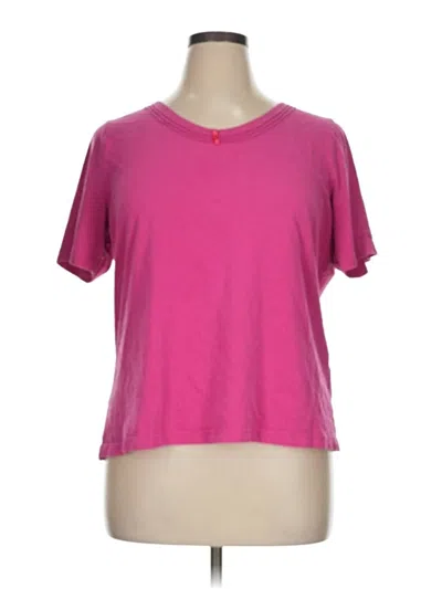 Pre-owned Cj Banks Short Sleeve T-shirt In Pink