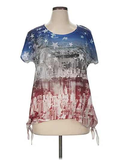 Pre-owned Cj Banks Short Sleeve T-shirt In Silver