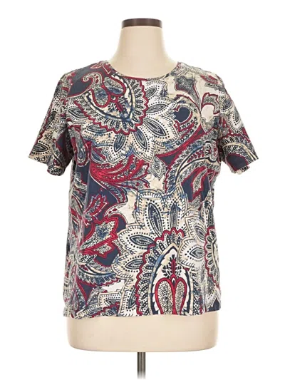 Pre-owned Cj Banks Short Sleeve T-shirt In White