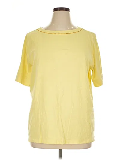 Pre-owned Cj Banks Short Sleeve T-shirt In Yellow