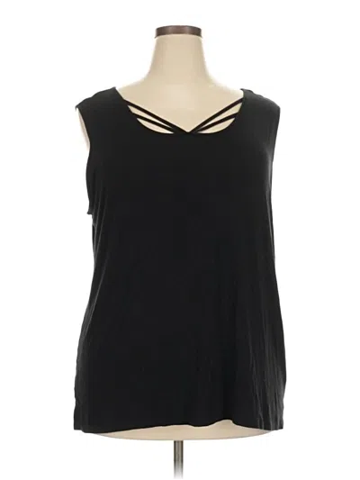 Pre-owned Cj Banks Sleeveless T-shirt In Black