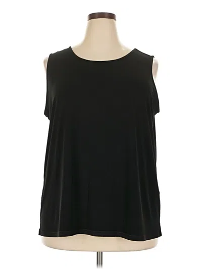 Pre-owned Cj Banks Sleeveless T-shirt In Black