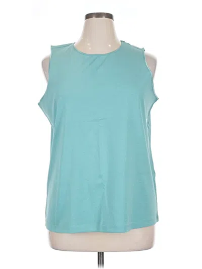 Pre-owned Cj Banks Sleeveless T-shirt In Blue