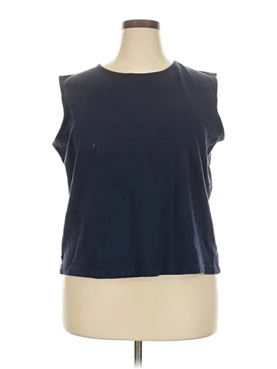 Pre-owned Cj Banks Sleeveless T-shirt In Blue