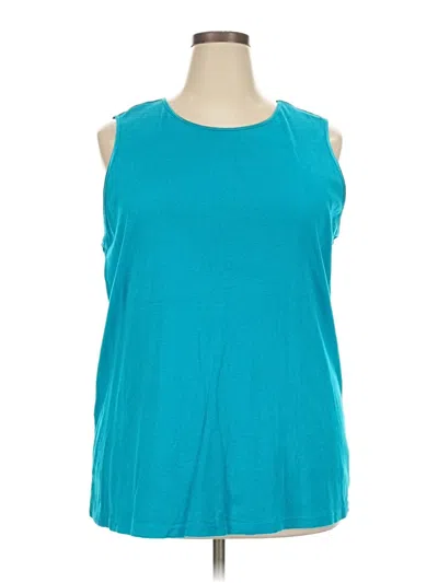 Pre-owned Cj Banks Sleeveless T-shirt In Blue