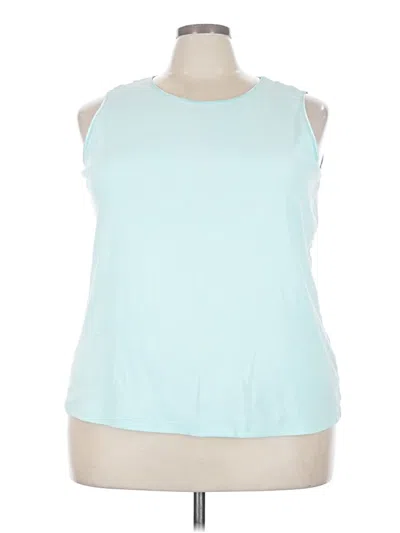Pre-owned Cj Banks Sleeveless T-shirt In Blue