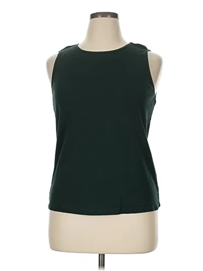 Pre-owned Cj Banks Sleeveless T-shirt In Green