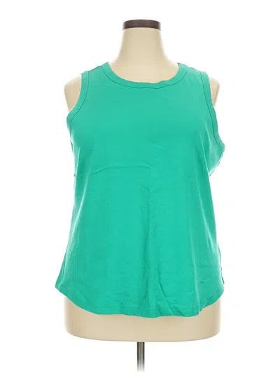 Pre-owned Cj Banks Sleeveless T-shirt In Green
