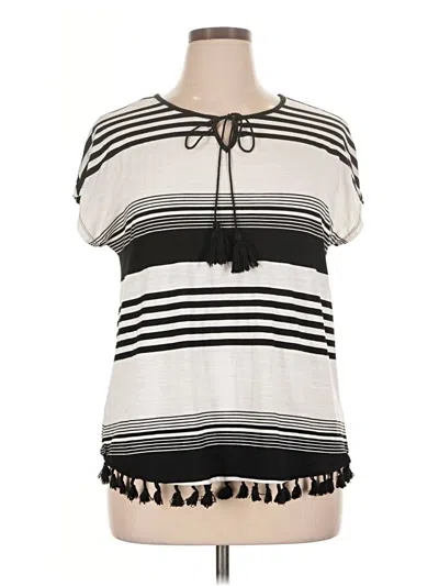 Pre-owned Cj Banks Sleeveless T-shirt In Ivory