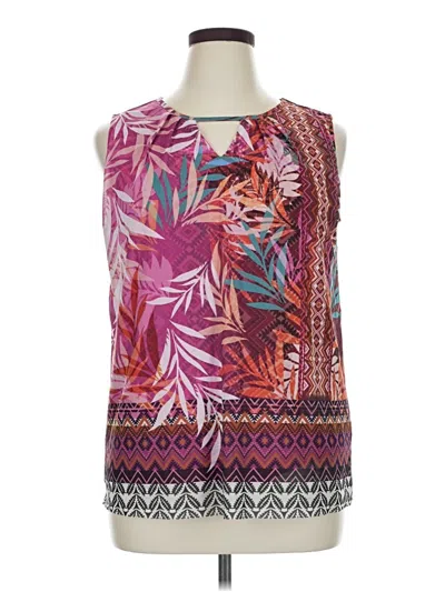Pre-owned Cj Banks Sleeveless T-shirt In Purple