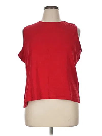 Pre-owned Cj Banks Sleeveless T-shirt In Red