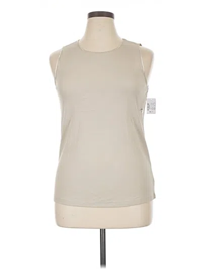 Cj Banks Sleeveless T-shirt In Tan