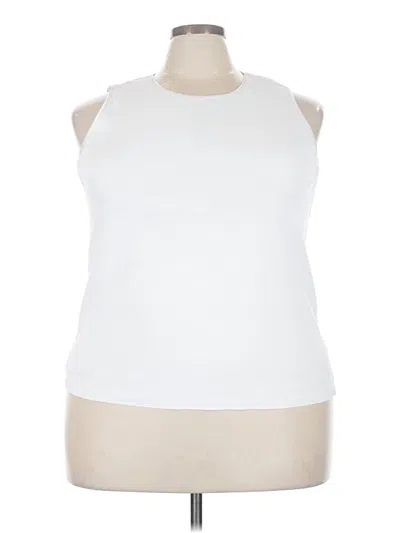 Pre-owned Cj Banks Sleeveless T-shirt In White