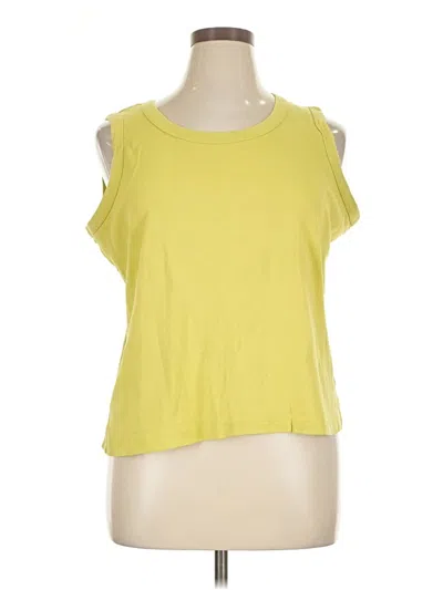 Pre-owned Cj Banks Sleeveless T-shirt In Yellow