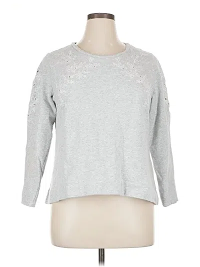 Pre-owned Cj Banks Sweatshirt In Gray