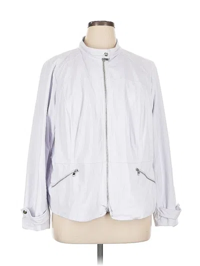 Pre-owned Cj Banks Track Jacket In White