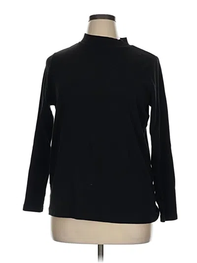 Pre-owned Cj Banks Turtleneck Sweater In Black