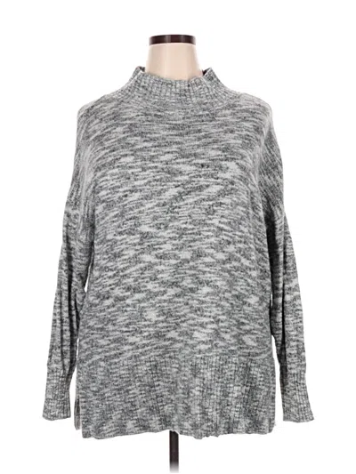 Pre-owned Cj Banks Turtleneck Sweater In Gray