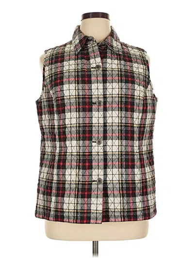 Pre-owned Cj Banks Vest In Brown