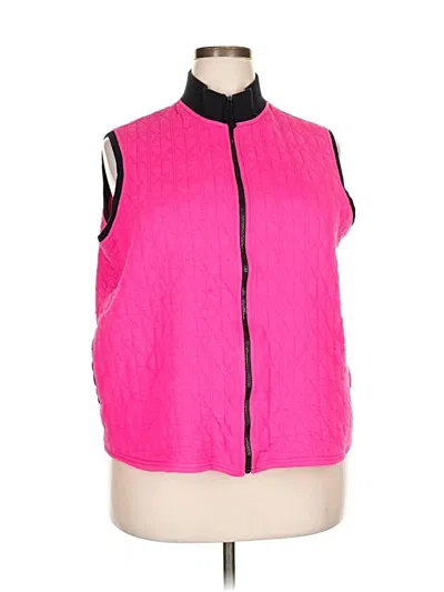 Pre-owned Cj Banks Vest In Pink