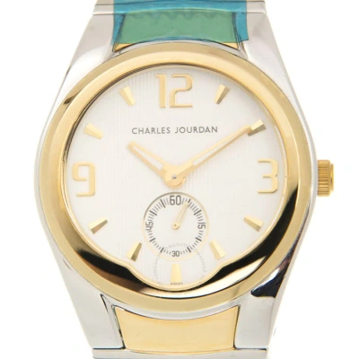 Cj Lasso White Dial Unisex Watch 120131 In Gold