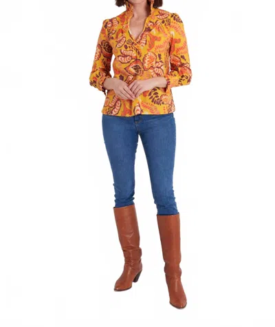 Ck Bradley Aspen Blouse In Puma Marigold In Yellow