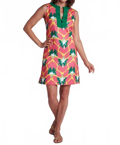 Ck Bradley Calla Dress In Iris Hot Pink