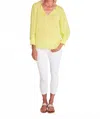 Ck Bradley Carmen Top In Citron In Yellow