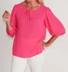 Ck Bradley Carmen Top In Pink In Pink