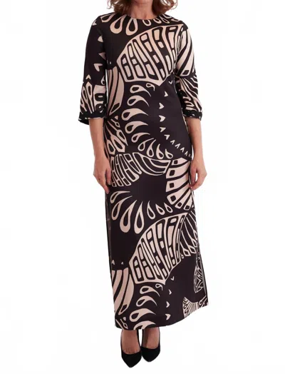 Ck Bradley Cassandra Maxi Dress In Paddle Black