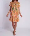 Ck Bradley Cayman Dress In Eden Orange In Orange