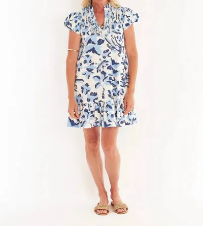 Ck Bradley Cayman Dress In Lingren Ocean Breeze In Multi