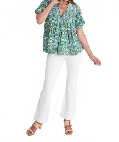 Ck Bradley Cayman Top In Falcon Grass In Multi