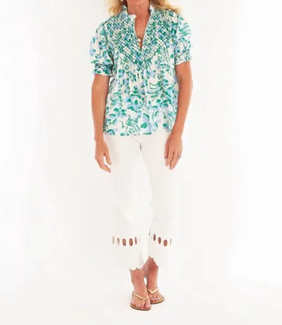 Ck Bradley Cayman Top In White Floral In Multi