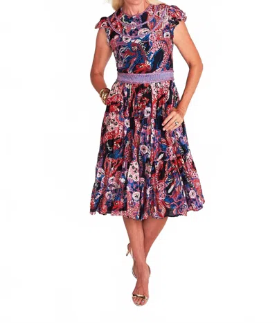 Ck Bradley Cecily Dress In Dragon Pink In Multi