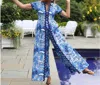 CK BRADLEY COULOTTE JUMPSUIT IN WINIFRED BLUE
