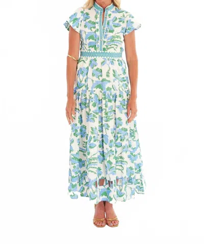 Ck Bradley Doon Dress In Lingren Peri In Blue