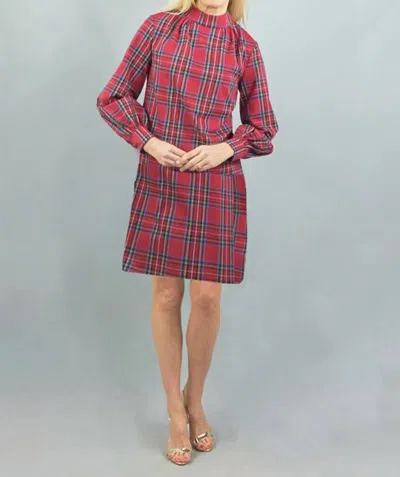 Ck Bradley Emery Mini Dress In Royal Stewart In Multi