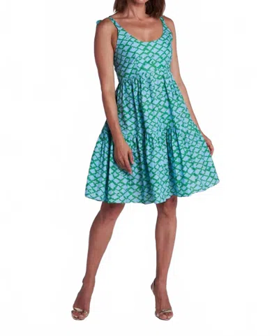 Ck Bradley Fiona Dress In Onyx Blue / Green