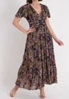Ck Bradley Heather Maxi Dress In Kaleta Navy In Multi